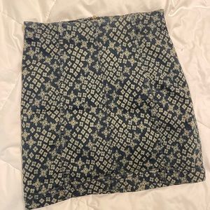 (0) NWOT Green Free People Denim Mini Skirt